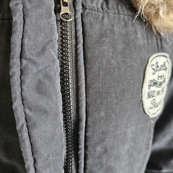 Womens Warm Long Coat Fur Fleece Hooded Jacket Zip Up Winter Parka Coat - Picture 13 of 15